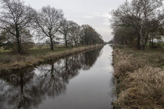River landscape, W&uuml;mme, Lower Saxony, Germany
