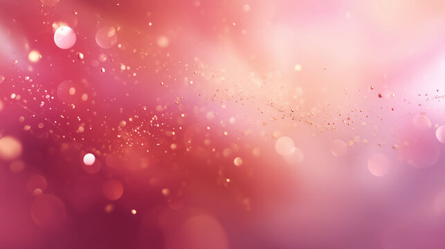 Abstrakcyjna walentynkowa flara świetlna