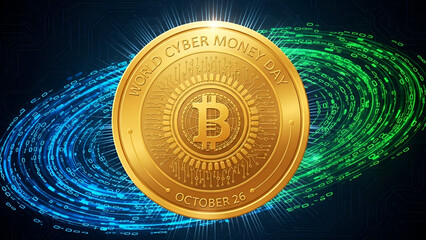 Celebrating world cyber money day with bitcoin