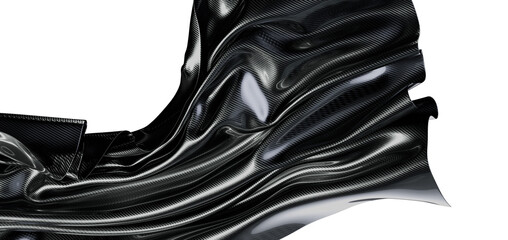 High-quality, abstract image of a carbon fiber textile with a glossy, reflective surface. Perfect...
