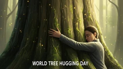 Celebrating world tree hugging day