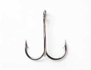 fishing hook isolated on white