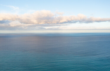 Fototapeta premium Calm Atlantic Ocean Under Clear Blue Sky