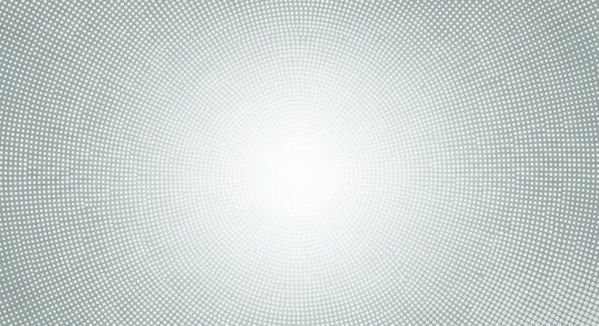 Abstract radial gradient with dotted concentric circles in soft green and white tones modern minimalist design with background and pattern and creative - Powered by Adobe