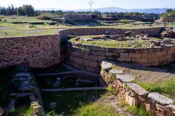 The archaeological site of Chemtou in Tunisia is known for its ancient marble quarries and Roman remains, illustrating the region&rsquo;s importance as a major source of high-quality stone in antiquity.