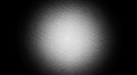 Abstract halftone gradient background with radial light effect and grainy texture for modern designs with minimalist and creative and bright