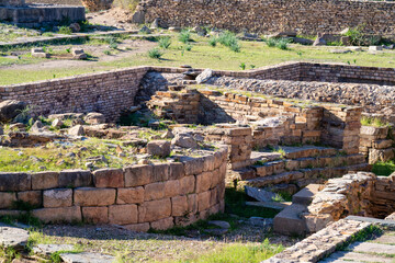 The archaeological site of Chemtou in Tunisia is known for its ancient marble quarries and Roman remains, illustrating the region&rsquo;s importance as a major source of high-quality stone in antiquity.