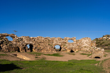 The archaeological site of Chemtou in Tunisia is known for its ancient marble quarries and Roman remains, illustrating the region&rsquo;s importance as a major source of high-quality stone in antiquity.