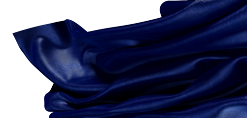 Elegant abstract blue fabric texture with flowing design. Perfect for backgrounds, textures and design. Soft, smooth, lu