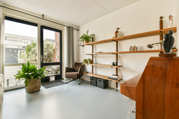 Modern Interior with Natural Elements