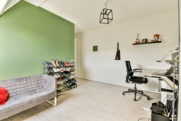 Cozy Modern Living Space with Stylish Furniture