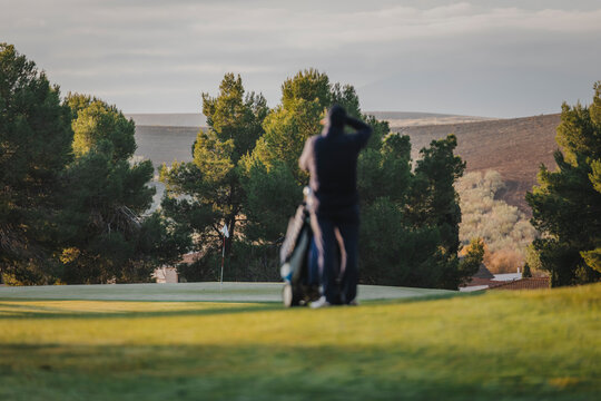 Golfer's weekend retreat on a scenic countryside course