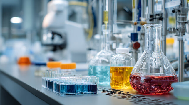 Laborumgebung f&uuml;r wissenschaftliche Experimente und medizinische Entwicklung.