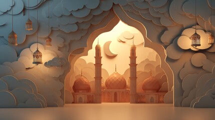 Eid Mubarak Design Background. abstract Vector Illustration for greetings card, poster and banner.