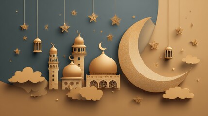 Eid Mubarak Design Background. abstract Vector Illustration for greetings card, poster and banner.