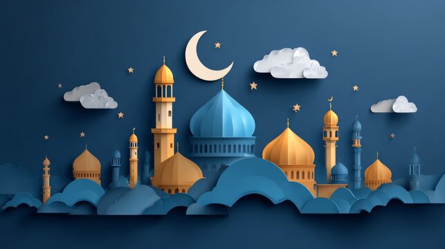 Eid Mubarak Design Background. abstract Vector Illustration for greetings card, poster and banner.