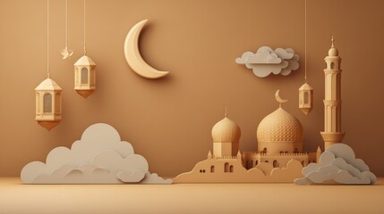 Eid Mubarak Design Background. abstract Vector Illustration for greetings card, poster and banner.