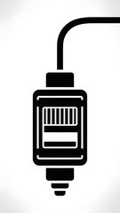 Fototapeta premium Modern electric vehicle charging station with sleek design