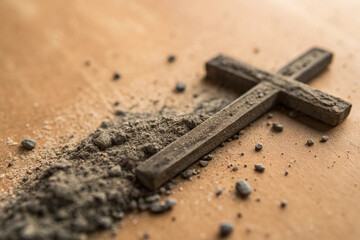 Macro Ash Cross Texture on Skin with Fine Details