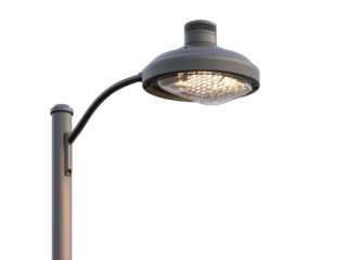 Street Lamp Isolated on White Background