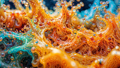 abstract background of coral reef