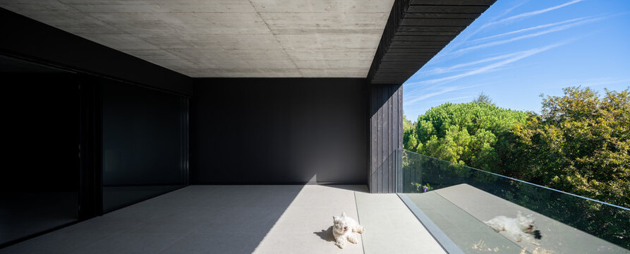 Sustainable black charred wood residence in Basque Country
