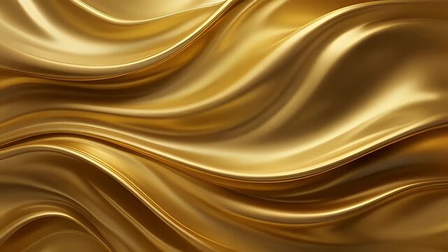 Elegant Gold Silk Fabric Texture Background for Luxury Design Projects