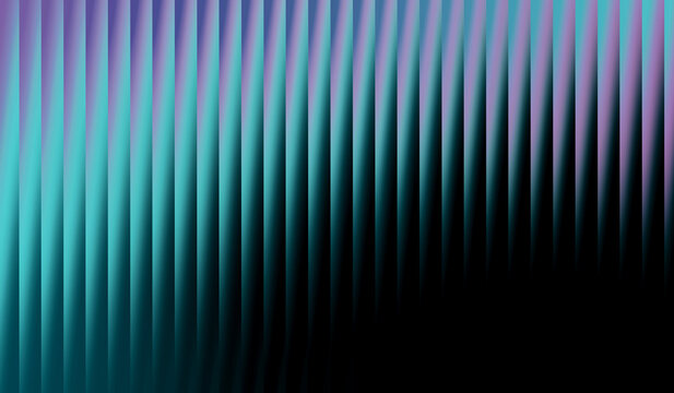 Abstract moving background, teal and purple gradient lines morphing effect