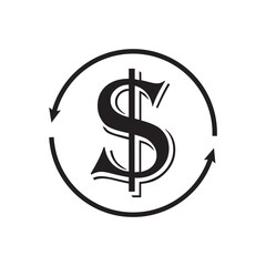 Obraz premium Comment dollar icon