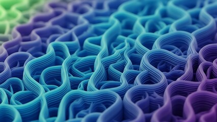 Vibrant Abstract Organic Network Pattern Creating an Intricate Digital Texture