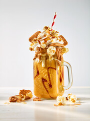 Popcorn Spekulatius Shake, shake, eiscreme,