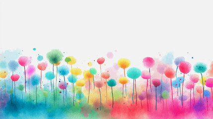 wedding invitation card background vector. Minimal hand painted watercolor botanical flowers texture template background. Design for wedding, vip cover, poster, rsvp moderncard.Valentine's Day