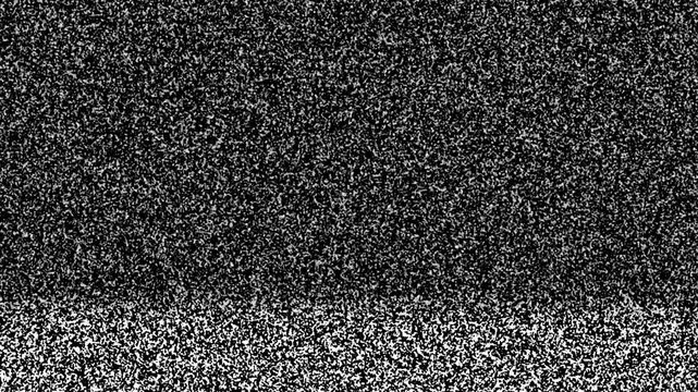 Television screen static after turned off, ideal for illustrating technology issues, signal loss, old electronics, and outdated technology concepts.