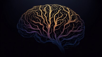 Abstract Gradient Brain Network Silhouette