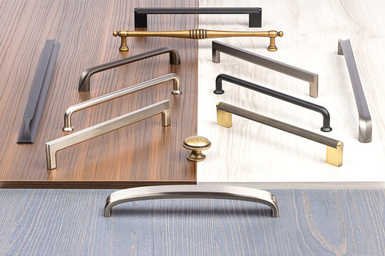 Diverse collection of cabinet handles showcasing elegant designs for home improvement projects