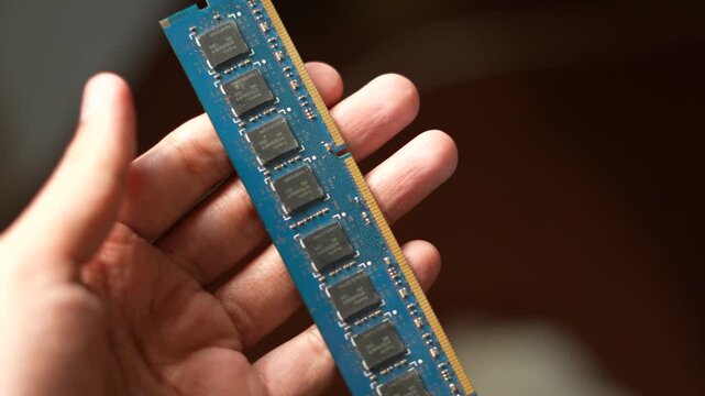 DDR RAM Memory Chip Price Concept, Computer Hardware Technology