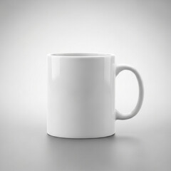Obraz premium Simple white ceramic mug