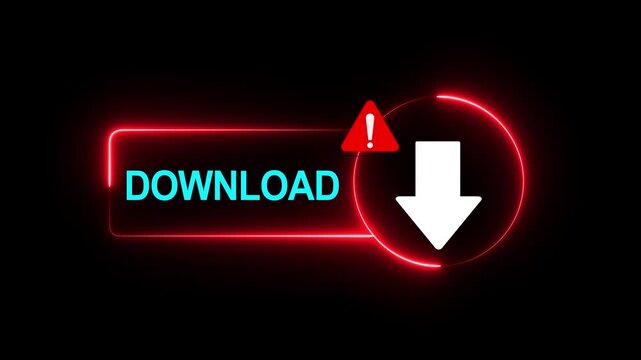 Get instant access now click the download button for quick data retrieval and file transfer. Motion graphics of download concept.