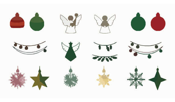 Isometric family crossover CUV car illustration red and blue isolated on solid white background vector