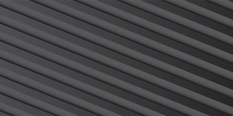 Obraz premium Dark Gray Ribbed Fabric Texture with Diagonal Lines and Subtle Shadows.