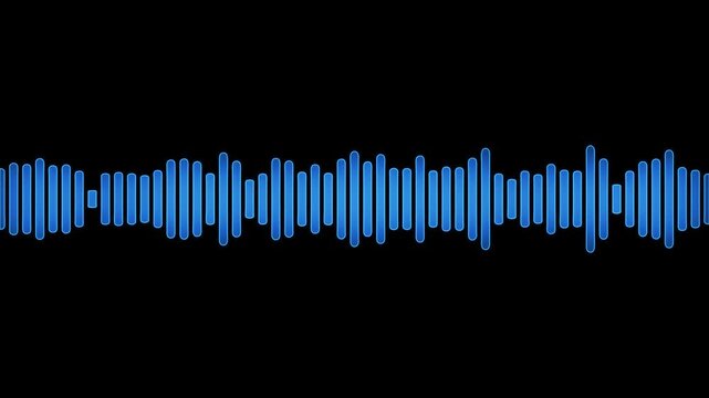 Vibrant sound wave graphic with colorful peaks and lights, showcasing music and audio frequencies in dynamic digital media visualization.