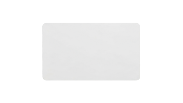 Blank white rectangular pad with a subtle textured surface and soft rounded corners, providing a versatile platform for branding, product display, or informational graphics applications. - Powered by Adobe