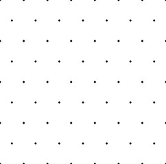 Seamless surface pattern design with small hexagons. Repeated mini black polygons on white background. Staggered dots wallpaper. Dotted motif. Digital paper for web designing, textile print. Vector.