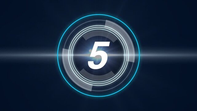 10 seconds countdown from ten to 0 with old film style effect. 4k stocks