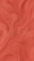 Abstract swirling textured background in warm coral orange color