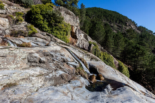 pools and river in Casavieja, Sierra de Gredos