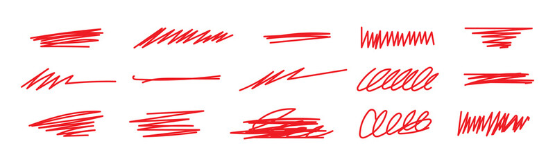 Vector paint bold brush strokes. Ink black hand drawn thick, thin grunge lines abstract shapes, smears. Overlay, textures, brushes design.