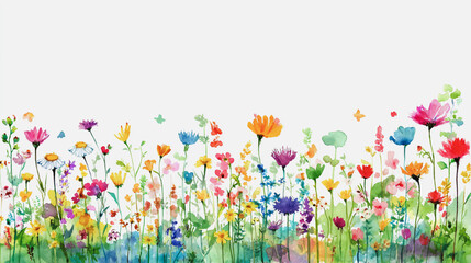 watercolor botanical Daisy flowers texture template background.Elegant wedding invitation card background . Minimal hand painted Design for wedding or Valentine's Day