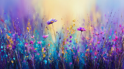 watercolor botanical Daisy flowers texture template background.Elegant wedding invitation card background . Minimal hand painted Design for wedding or Valentine's Day