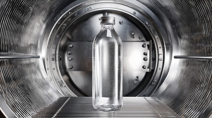 water bottle steel tunnel